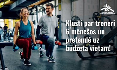 Piesakies C kategorijas trenera mācībām! Mācies tikai 6 mēnešus!